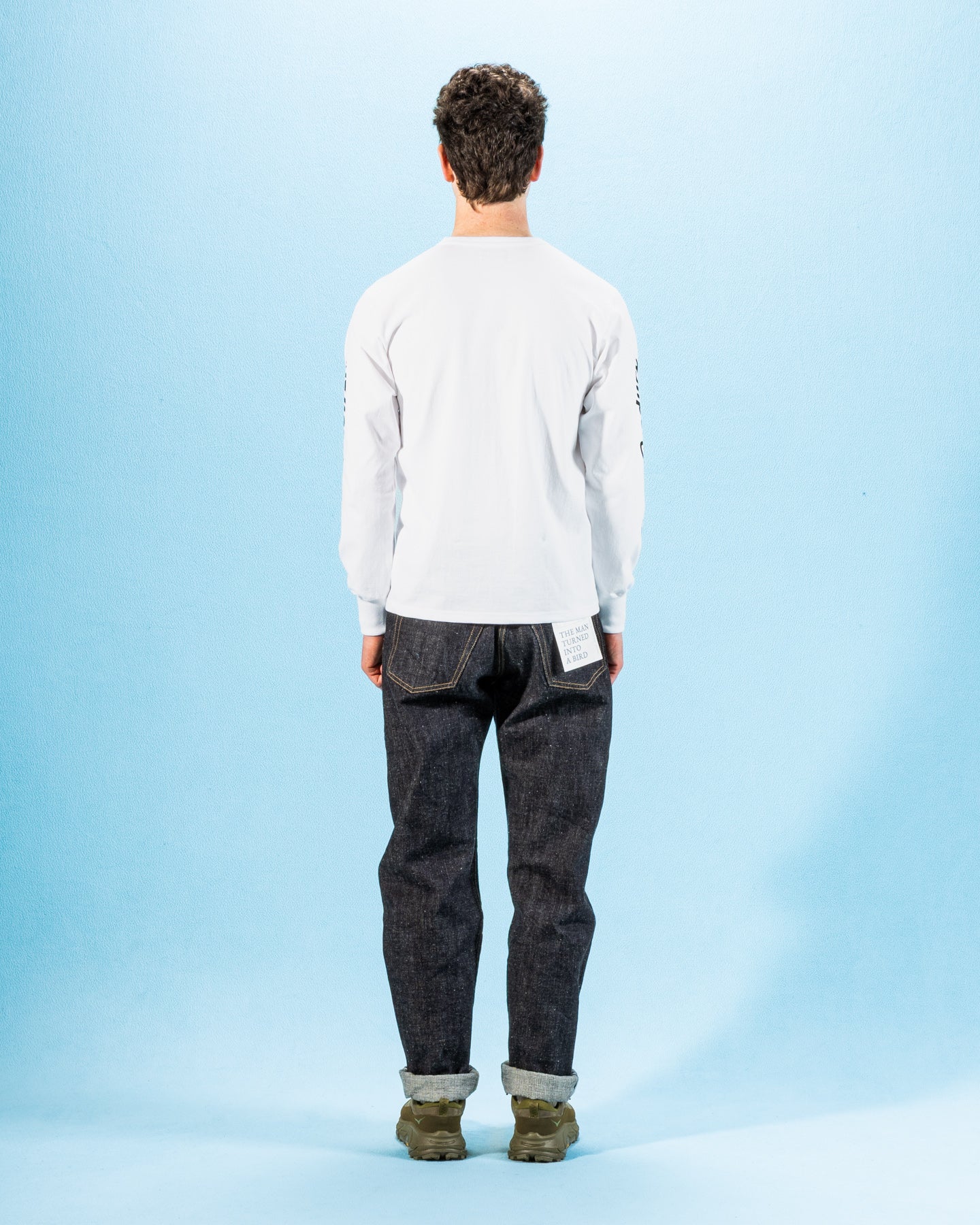 The Real McCoy's Buco L/S Tee / Riding Togs - White - Standard & Strange