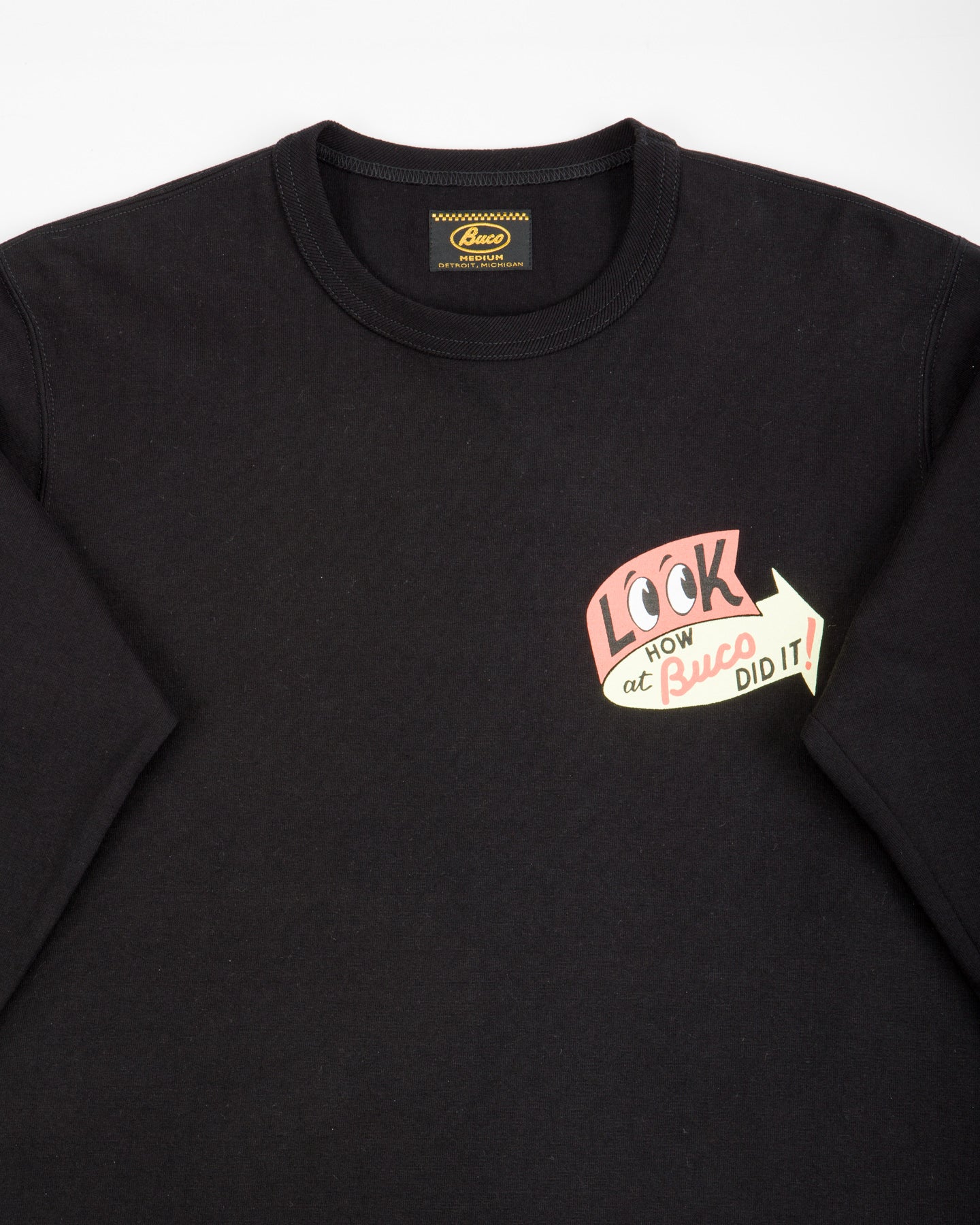 The Real McCoy's Buco L/S Tee /LOOK AT HOW BUCO DID IT! - Black - Standard & Strange