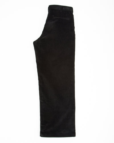 The Real McCoy's Double-Pleat Corduroy Trousers - Black - Standard & Strange