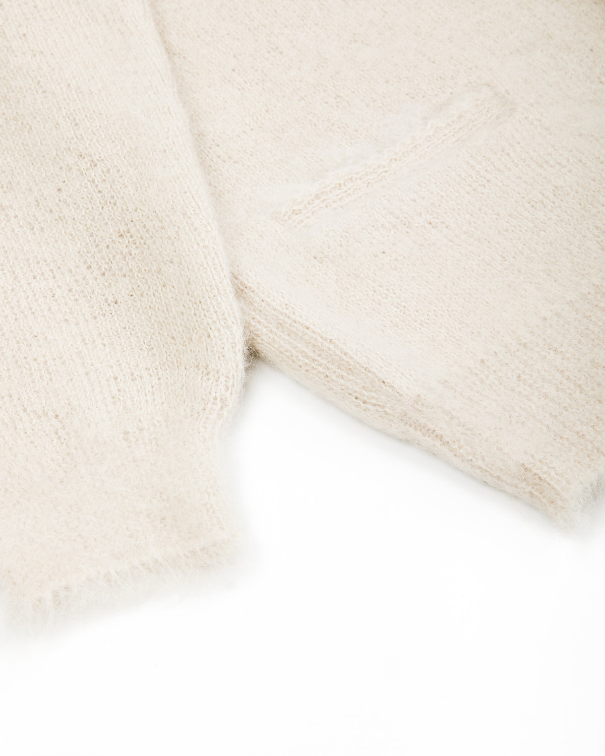 The Real McCoy's Joe McCoy Mohair Cardigan - Beige - Standard & Strange