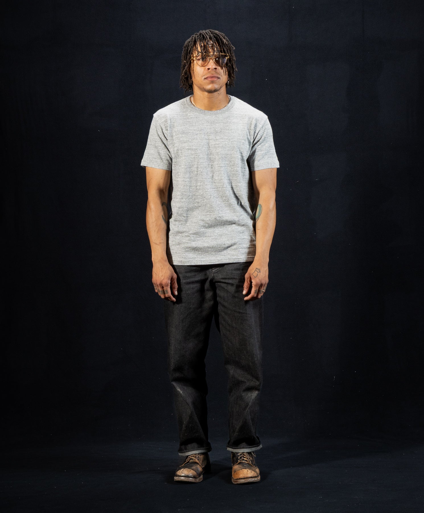 The Real McCoy's Loopwheeled Athletic Tee - Gray - Standard & Strange