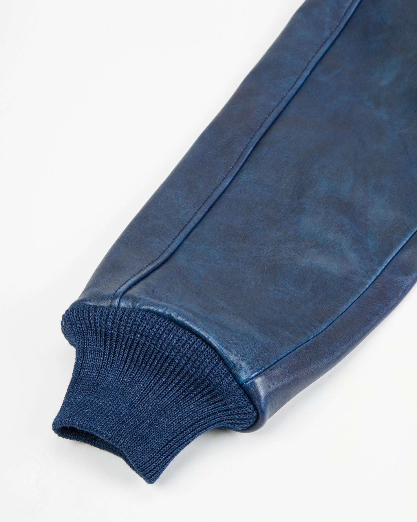 The Real McCoy's Type A-2 Leather Jacket - Indigo Dyed - Standard & Strange