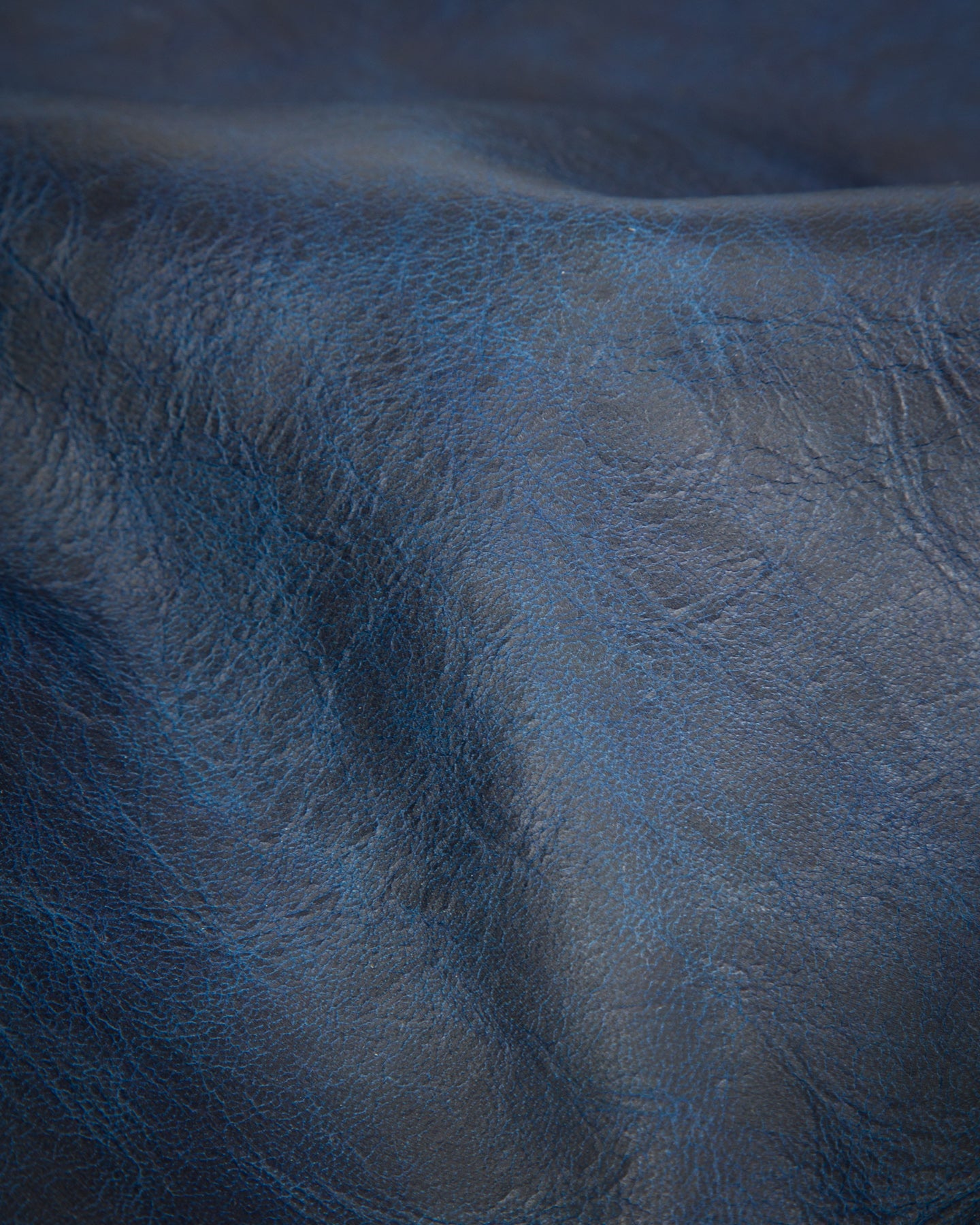 The Real McCoy's Type A-2 Leather Jacket - Indigo Dyed - Standard & Strange
