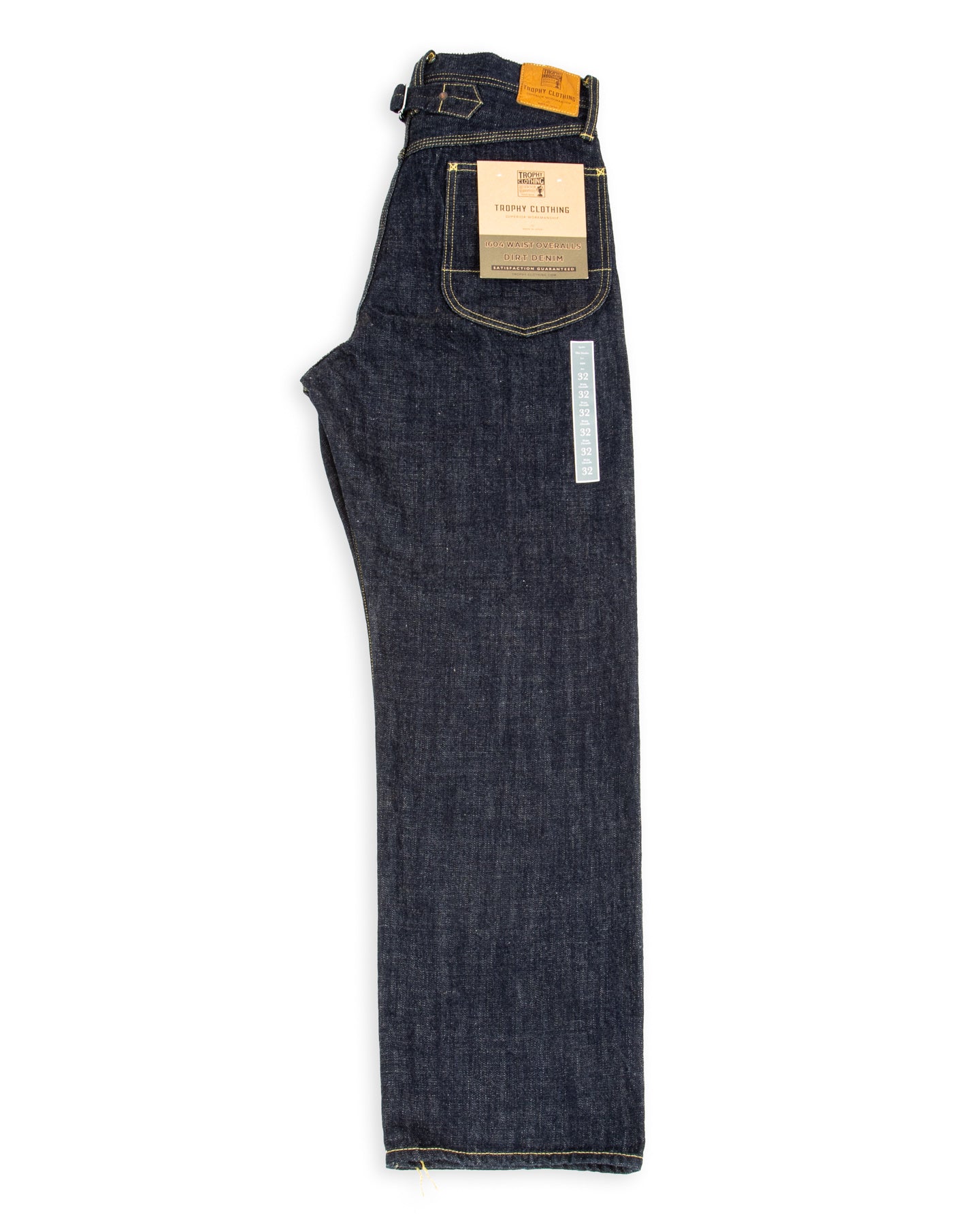 Trophy Clothing Lot.1604 Waist Overalls - Dirt Denim - Standard & Strange