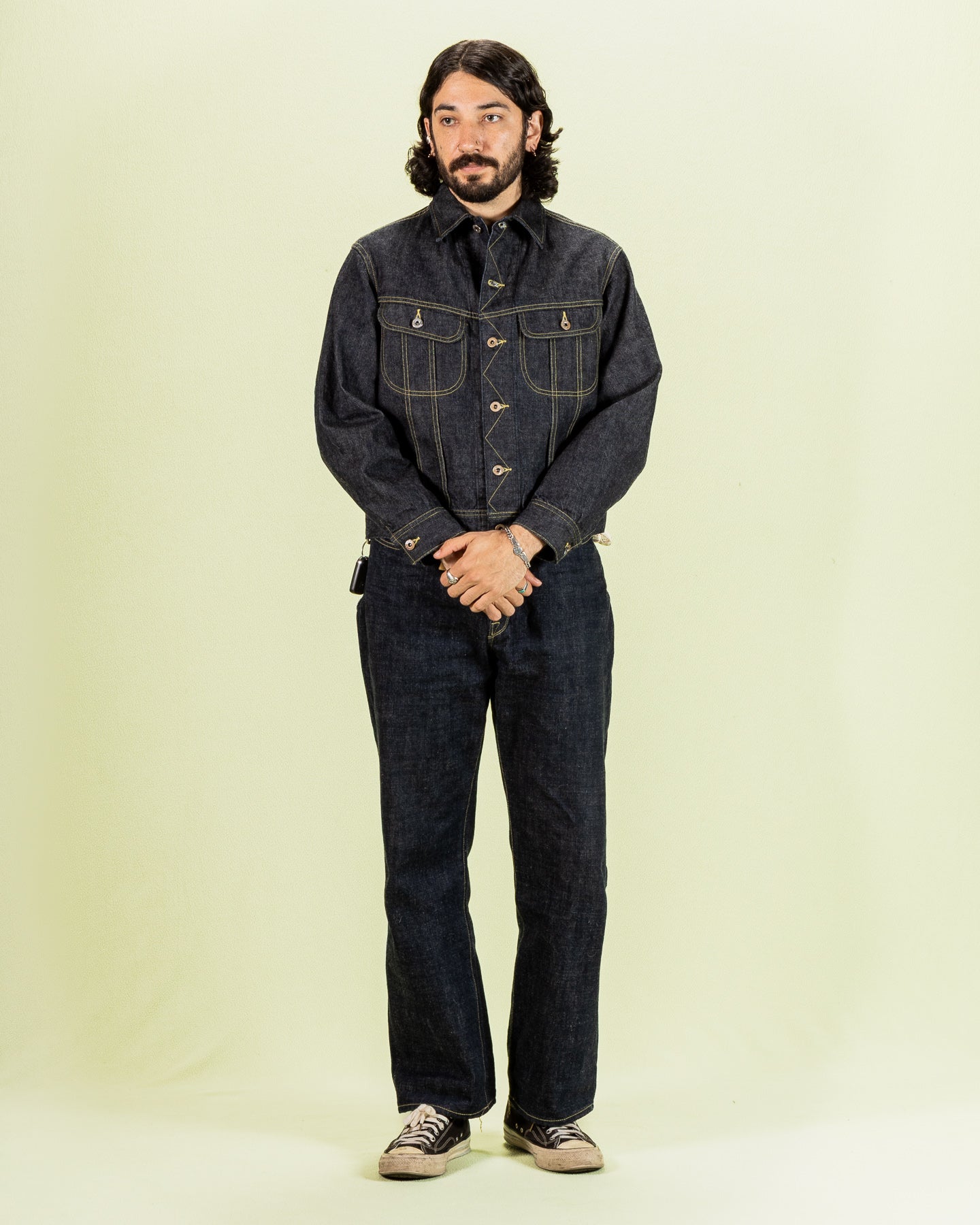 Trophy Clothing Lot.2405 Riders Jacket - Indigo Left Hand Denim - Standard & Strange
