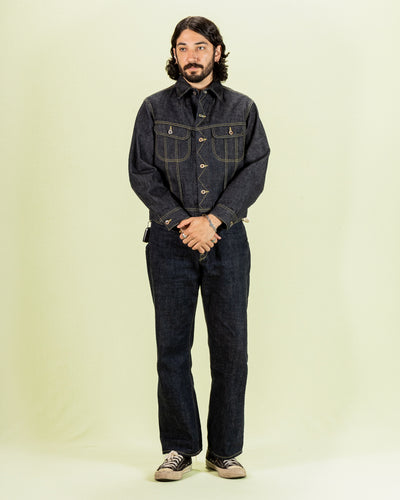 Trophy Clothing Lot.2405 Riders Jacket - Indigo Left Hand Denim - Standard & Strange