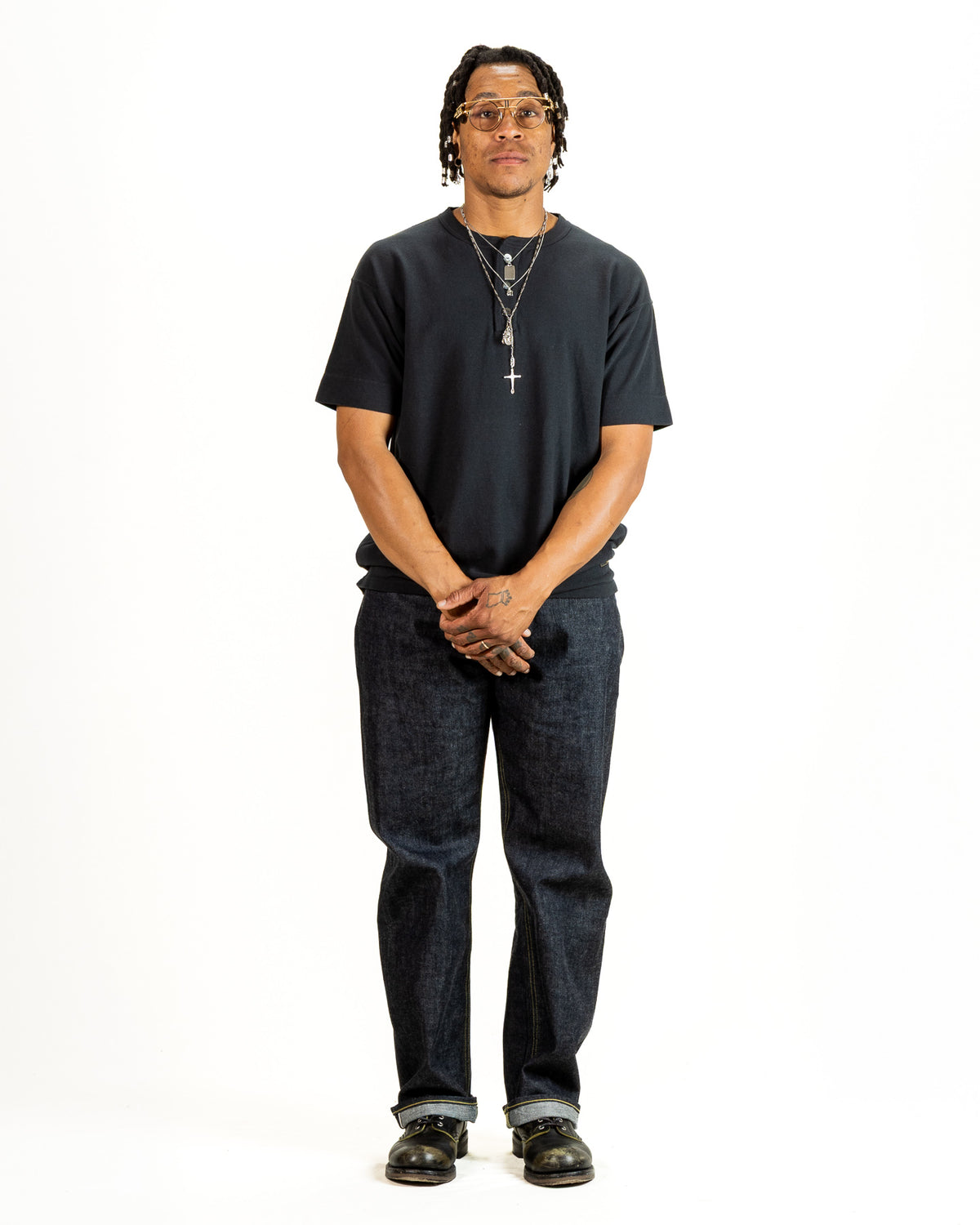 Utility Mil Henley S/S Tee - Charcoal