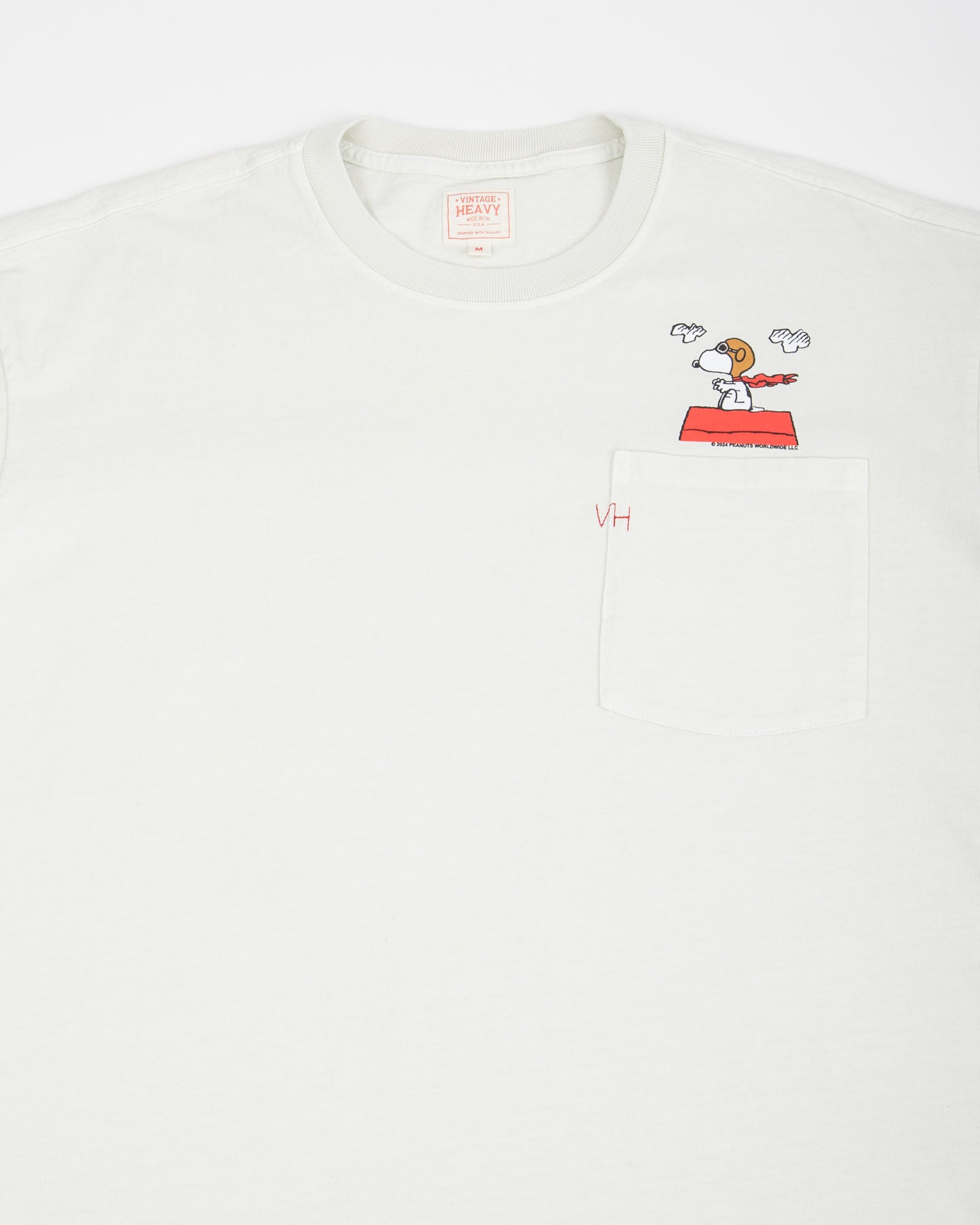 Vintage Heavy Flying Aces Tee - Cream - Standard & Strange