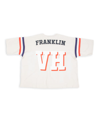 Vintage Heavy Franklin Football Jersey - Grey - Standard & Strange