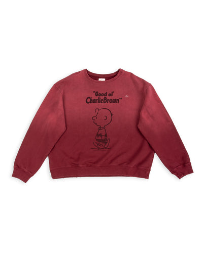 Vintage Heavy Good 'Ol Charlie Brown Sweatshirt - Red Sun Fade - Standard & Strange