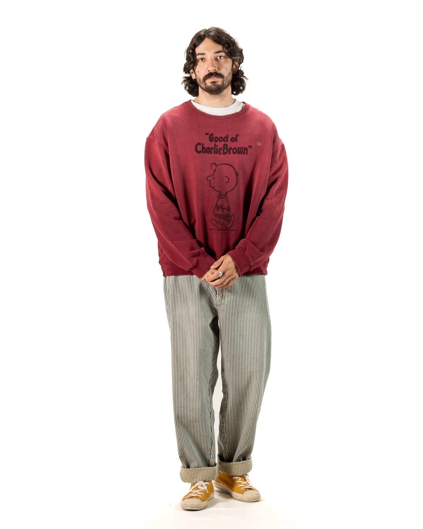 Vintage Heavy Good 'Ol Charlie Brown Sweatshirt - Red Sun Fade - Standard & Strange