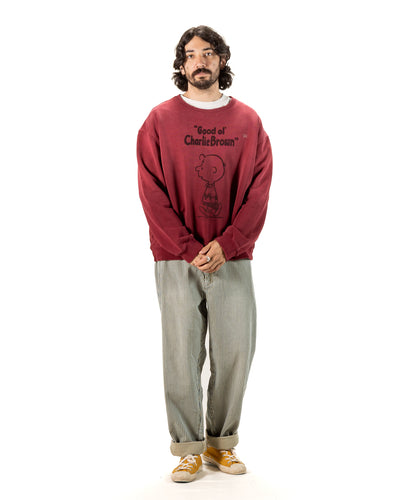 Vintage Heavy Good 'Ol Charlie Brown Sweatshirt - Red Sun Fade - Standard & Strange