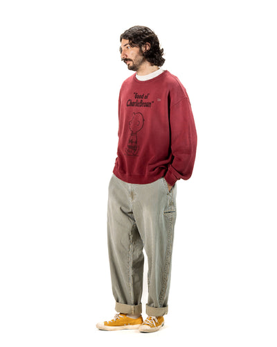 Vintage Heavy Good 'Ol Charlie Brown Sweatshirt - Red Sun Fade - Standard & Strange