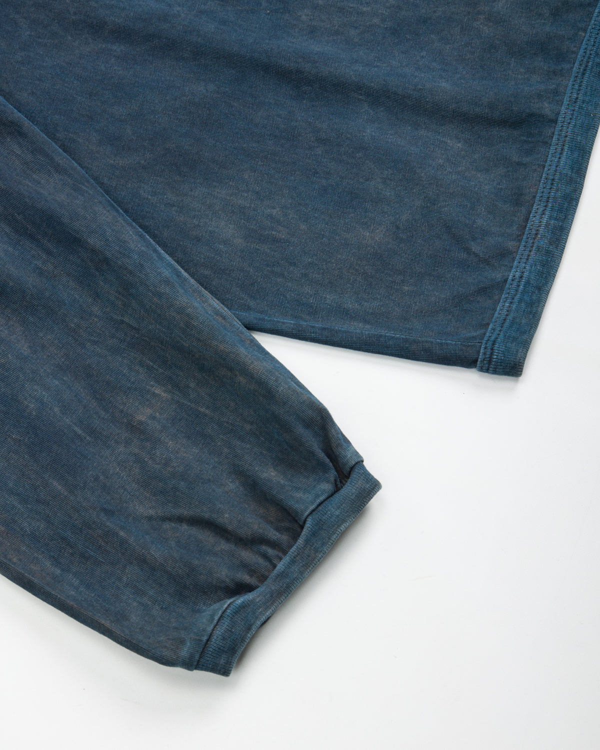 W'Menswear Gas Station Tee - Indigo/Ebony Heavy Jersey - Standard & Strange