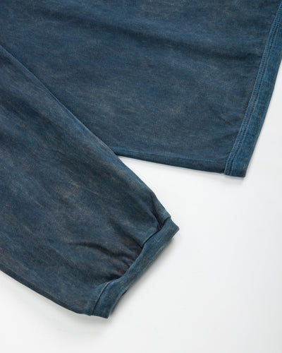 W'Menswear Gas Station Tee - Indigo/Ebony Heavy Jersey - Standard & Strange
