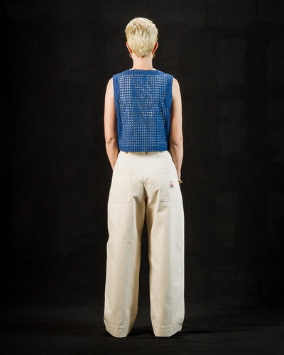W'Menswear Naa Shirt - Indigo Deadstock Lace - Standard & Strange