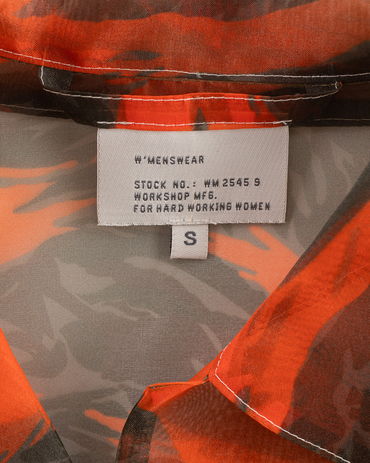 W'Menswear Garden Dress - Orange Print - Standard & Strange