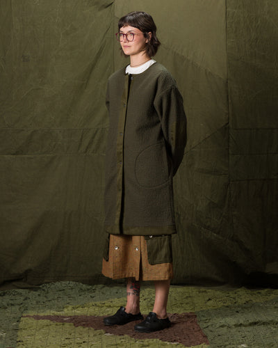 W'Menswear Rally Coat - Dark Olive - Standard & Strange