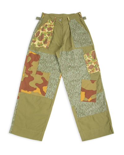 W'Menswear Unisex Freedom Flight Trouser - Army Green Camo - Standard & Strange