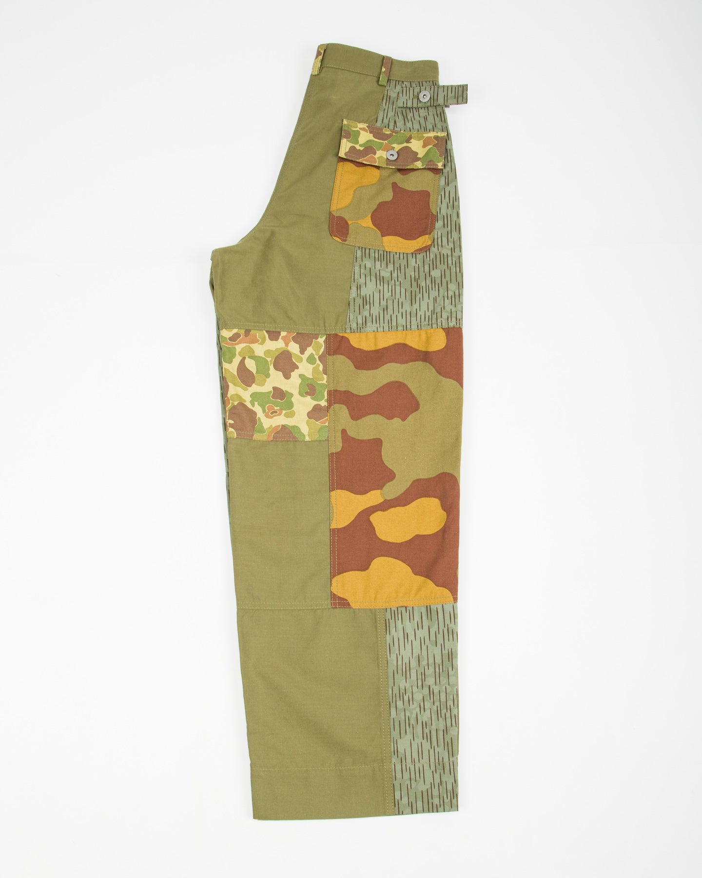 W'Menswear Unisex Freedom Flight Trouser - Army Green Camo - Standard & Strange