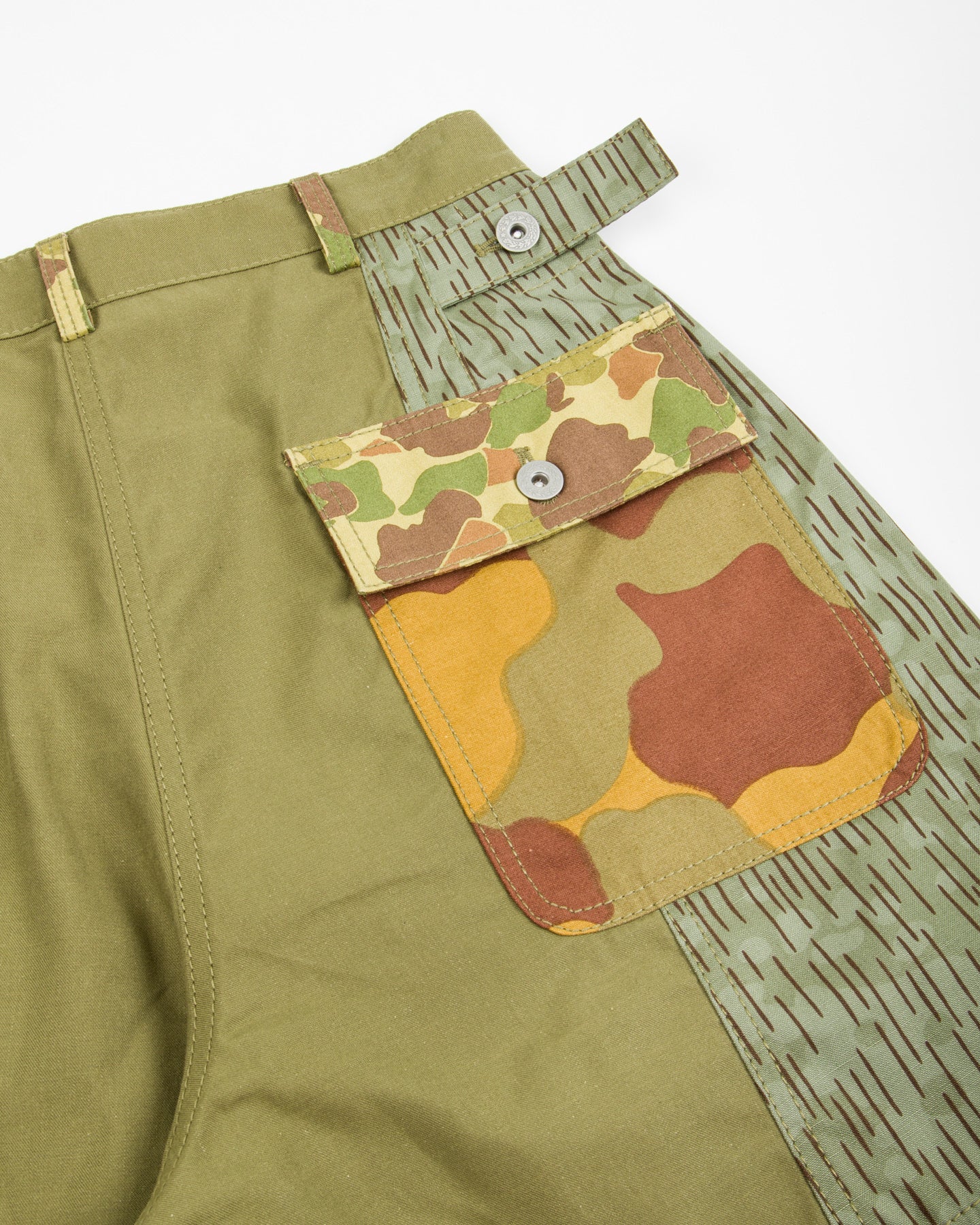 W'Menswear Unisex Freedom Flight Trouser - Army Green Camo - Standard & Strange