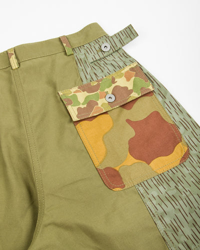 W'Menswear Unisex Freedom Flight Trouser - Army Green Camo - Standard & Strange
