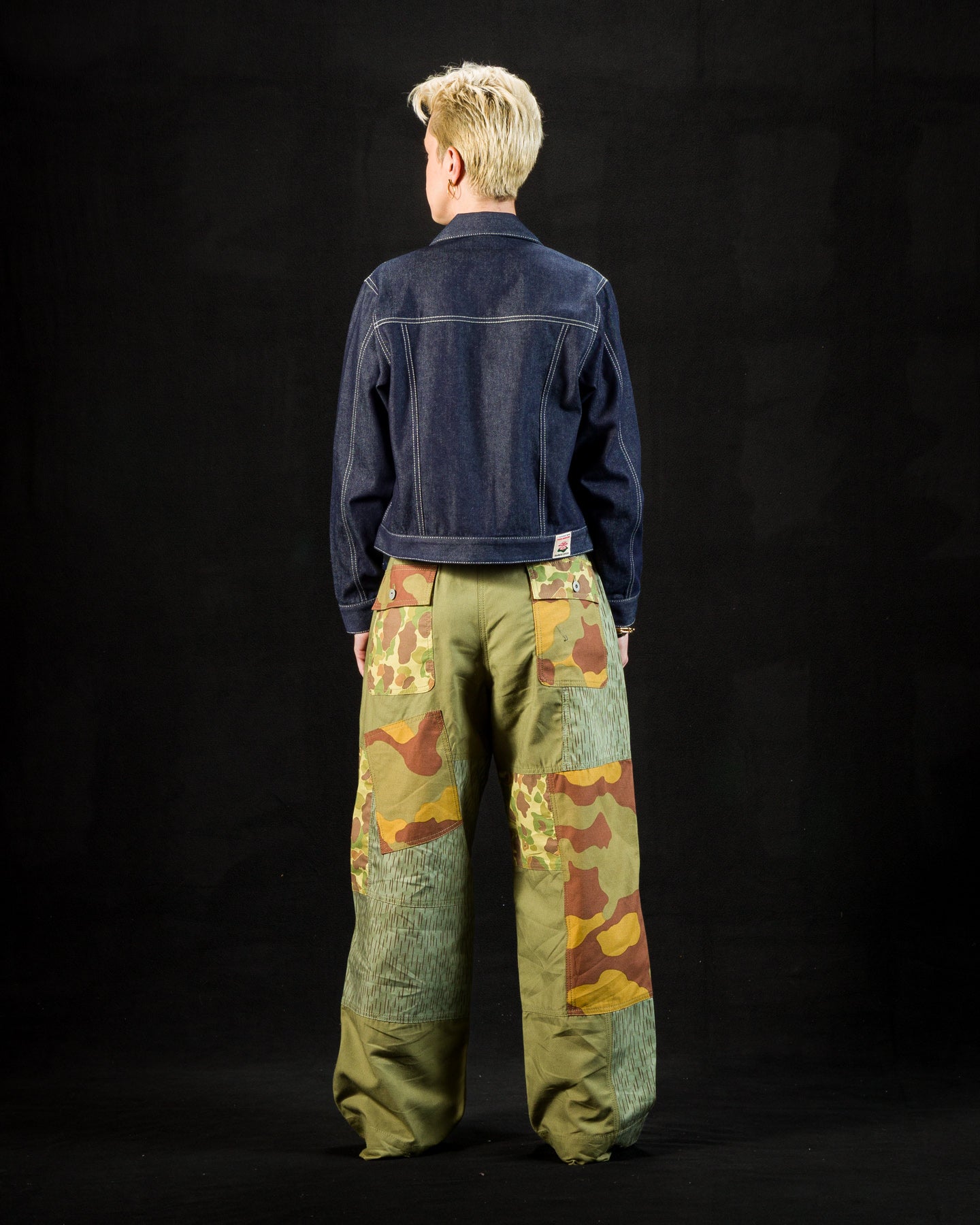 W'Menswear Unisex Freedom Flight Trouser - Army Green Camo - Standard & Strange