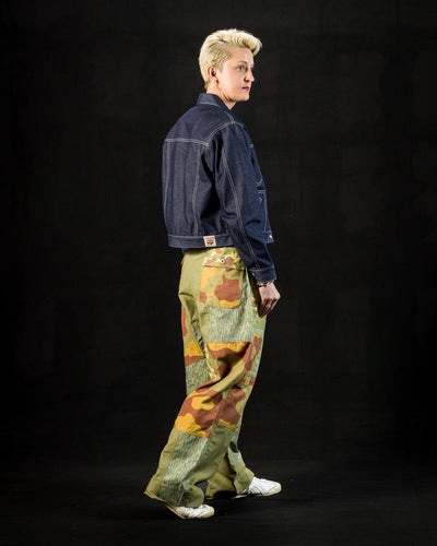 W'Menswear Unisex Freedom Flight Trouser - Army Green Camo - Standard & Strange