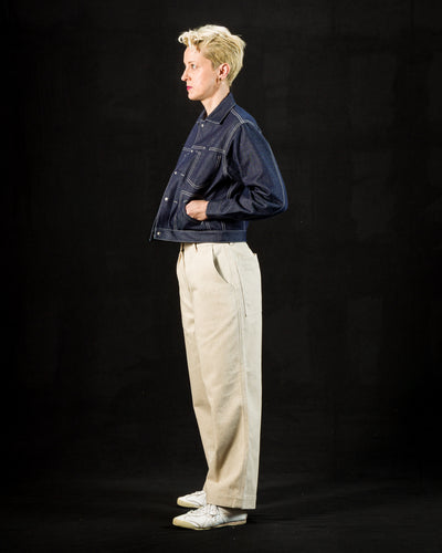 W'Menswear W'mens Work Jean - Natural Cotton/Linen - Standard & Strange