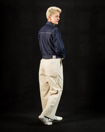 W'Menswear W'mens Work Jean - Natural Cotton/Linen - Standard & Strange