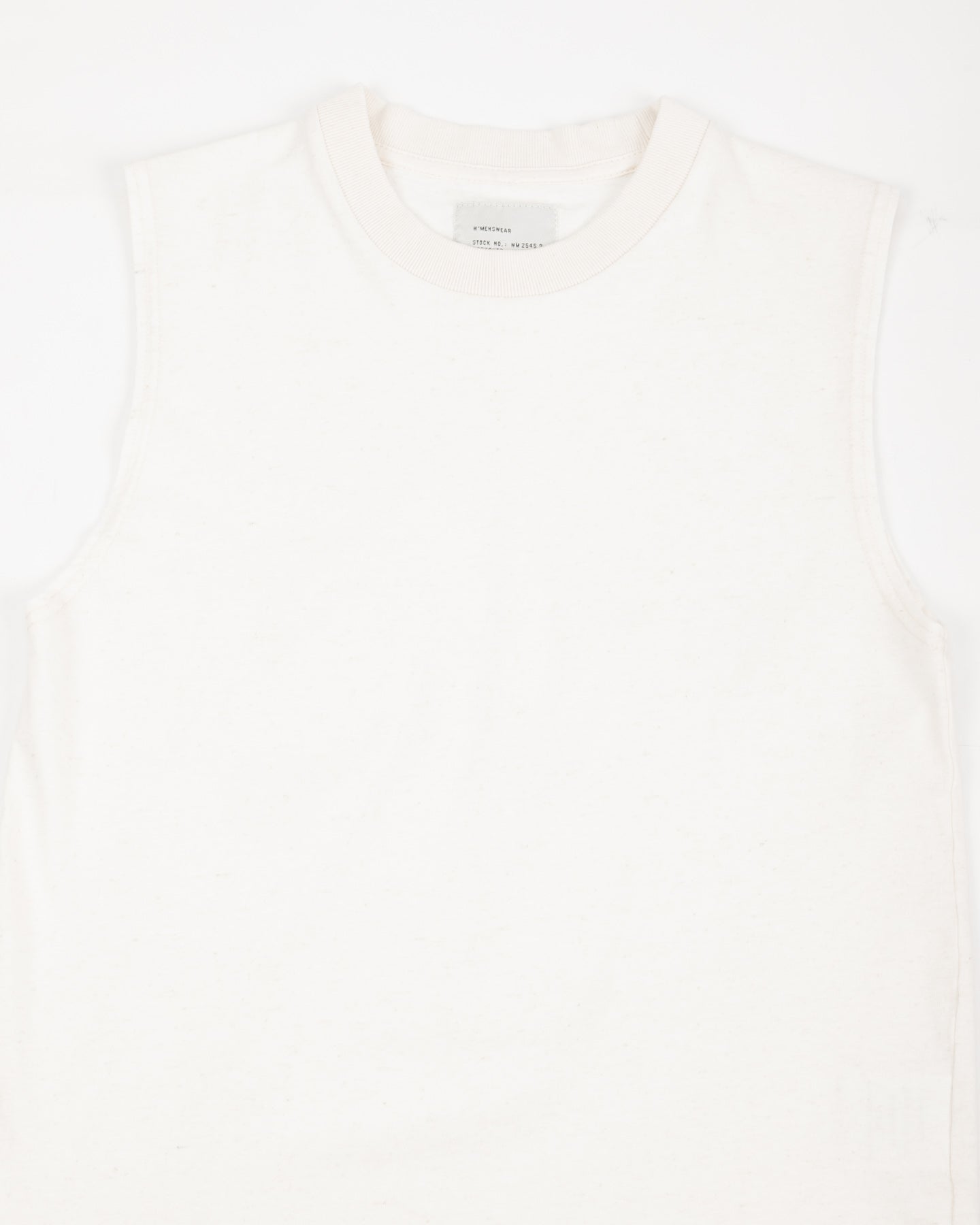 W'Menswear W'mens Tank - Natural Cotton/Hemp - Standard & Strange
