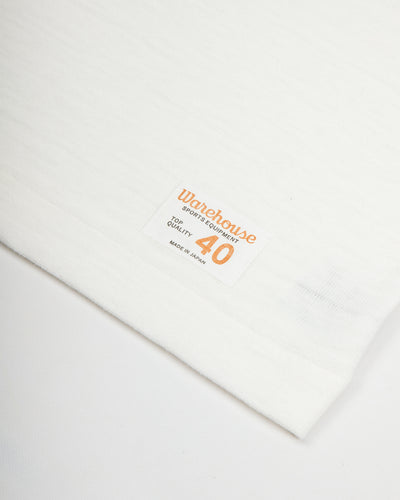 Warehouse Three Quarter Football Shirt - Off White - Standard & Strange