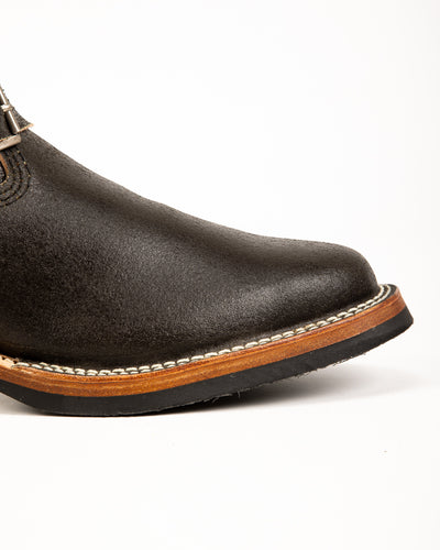Wesco S&S x Wesco Quick Striker Engineer Boot - Olive Waxed Flesh - Standard & Strange