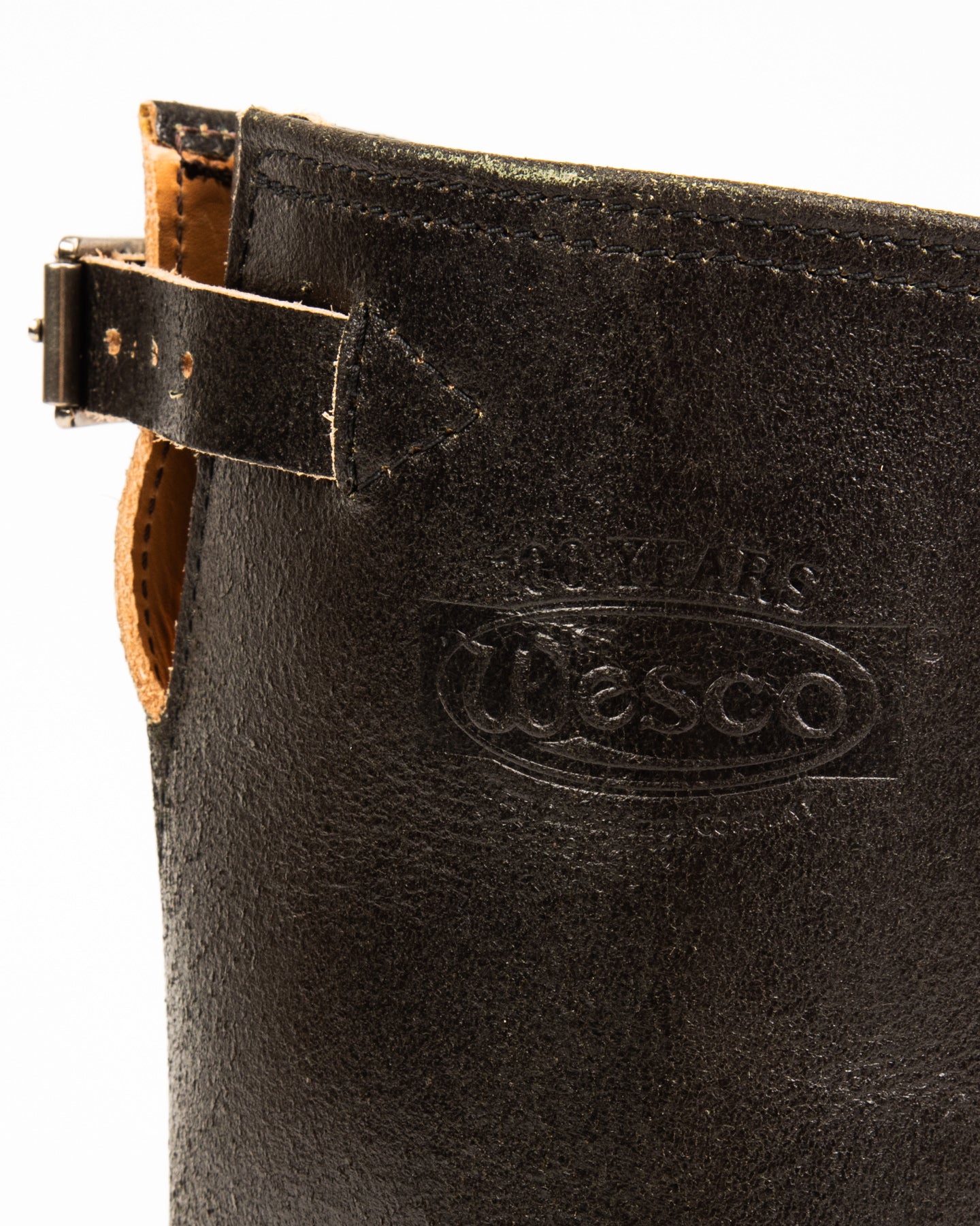 Wesco S&S x Wesco Quick Striker Engineer Boot - Olive Waxed Flesh - Standard & Strange