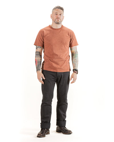 Wonder Looper Amami Hand Dyed ELS Recycled Cotton Slub T-Shirt - Sharinbai + Doro - Standard & Strange