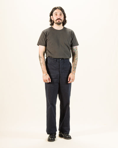 Wonder Looper Double Heavyweight Crewneck T-shirt - Sumi Black - Standard & Strange