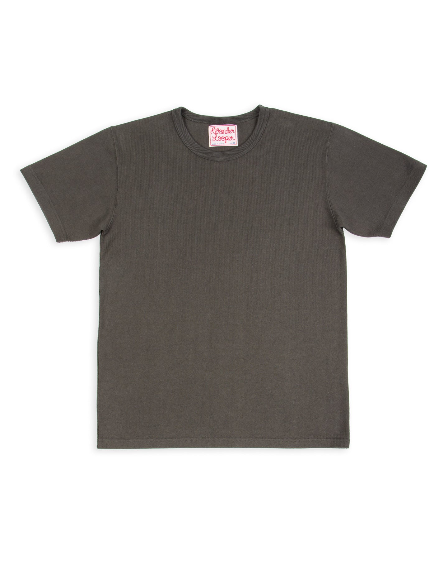 Wonder Looper Double Heavyweight Crewneck T-shirt - Sumi Black - Standard & Strange