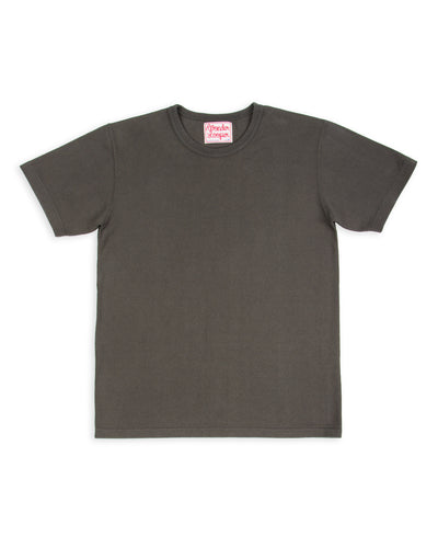 Wonder Looper Double Heavyweight Crewneck T-shirt - Sumi Black - Standard & Strange