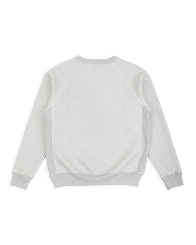Wonder Looper Double Heavyweight French Terry Pullover Crewneck - Heather Grey - Standard & Strange