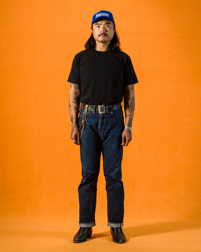 Wonder Looper ELS Recycled Cotton Slub T-Shirt - Black - Standard & Strange