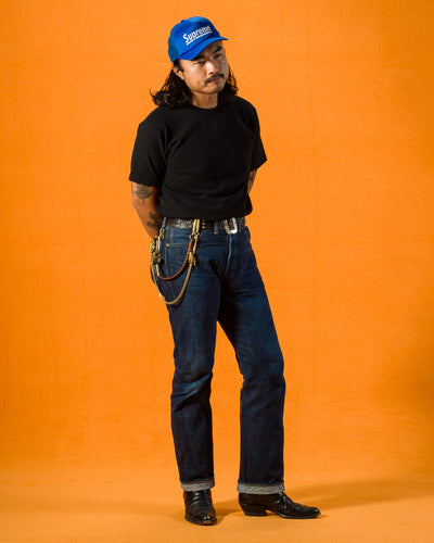 Wonder Looper ELS Recycled Cotton Slub T-Shirt - Black - Standard & Strange