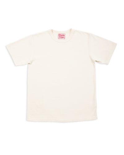 Wonder Looper ELS Recycled Cotton Slub T-Shirt - Ecru - Standard & Strange