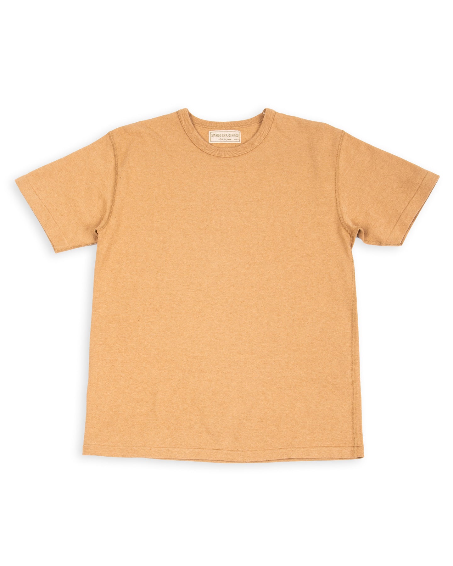 Wonder Looper Foxfibre® Tsuriami Crewneck T-shirt - Coyote 70 - Standard & Strange