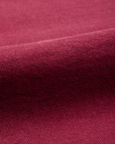 Wonder Looper Super Looper French Terry Pullover Crewneck - Burgundy - Standard & Strange
