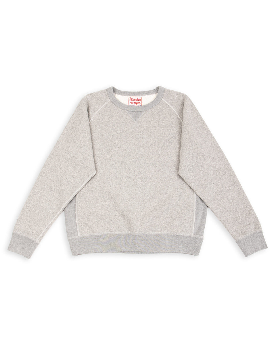 Wonder Looper Super Looper French Terry Pullover Crewneck - Heather Grey - Standard & Strange