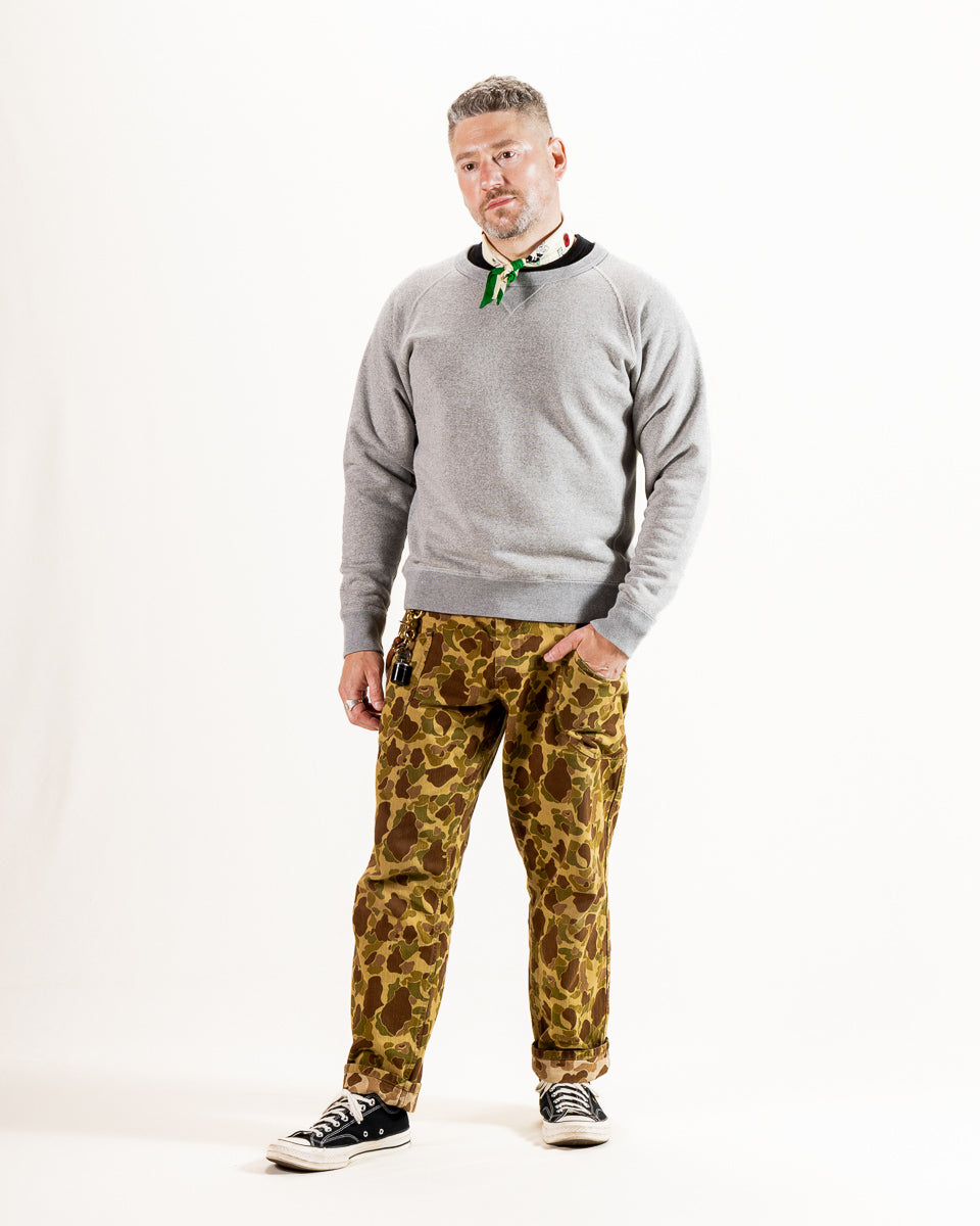 Wonder Looper Super Looper French Terry Pullover Crewneck - Heather Grey - Standard & Strange