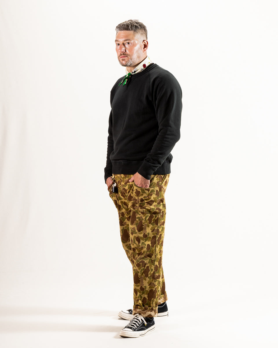 Wonder Looper Super Looper French Terry Pullover Crewneck - Sumi Black - Standard & Strange