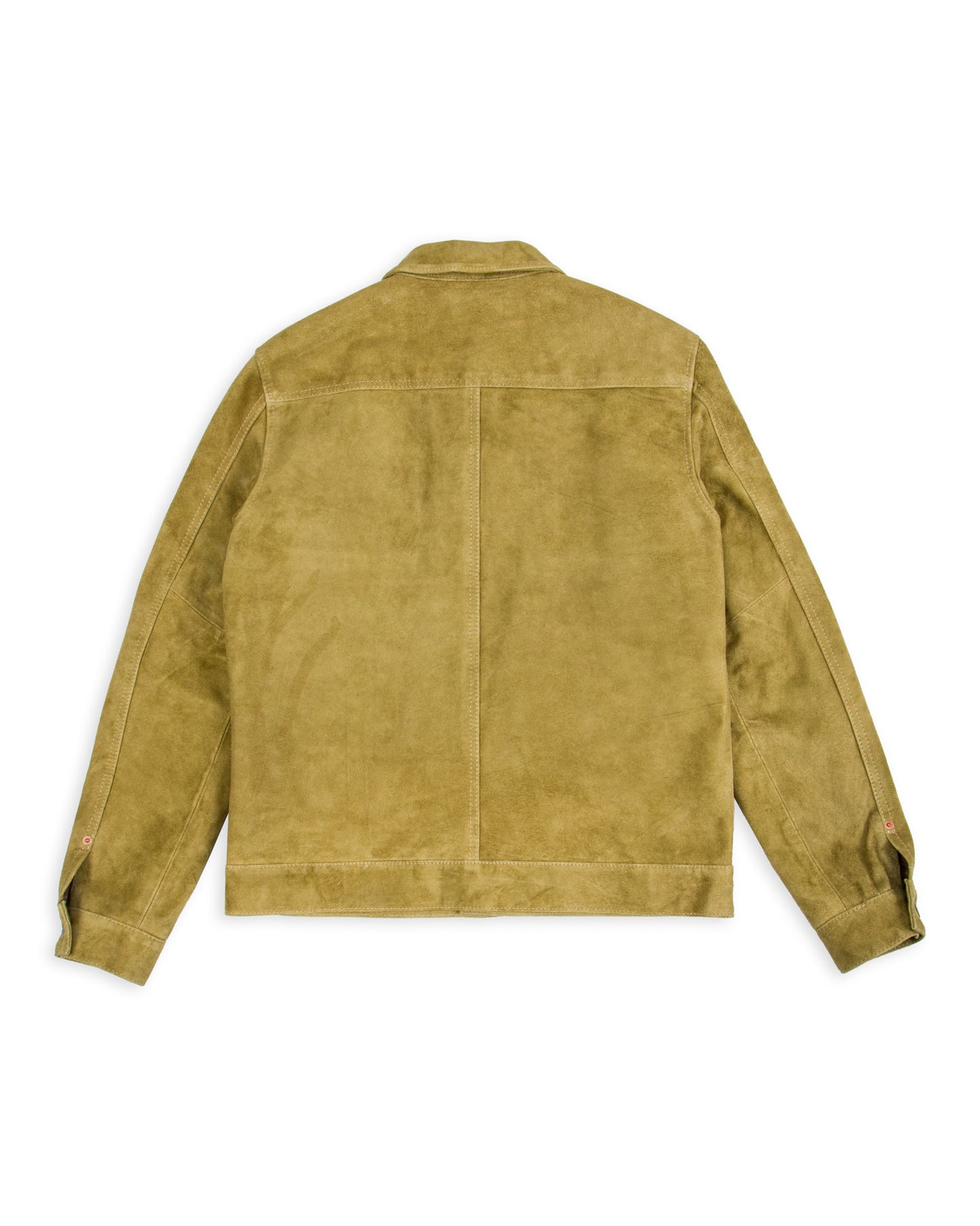 Y'2 Leather Horse Roughout WWII Type Jean Jacket (HSB-140-T) - Khaki - Standard & Strange