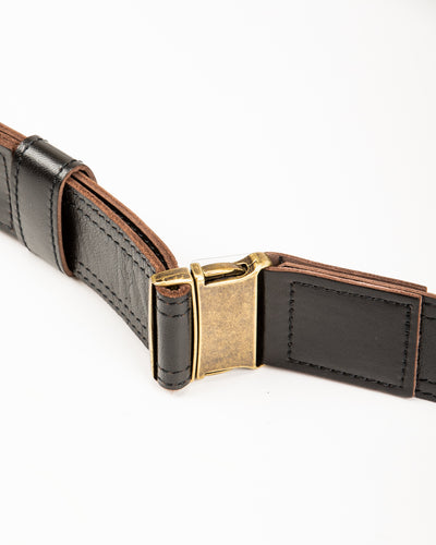 Horsehide Waist Bag - Black (BG-09)