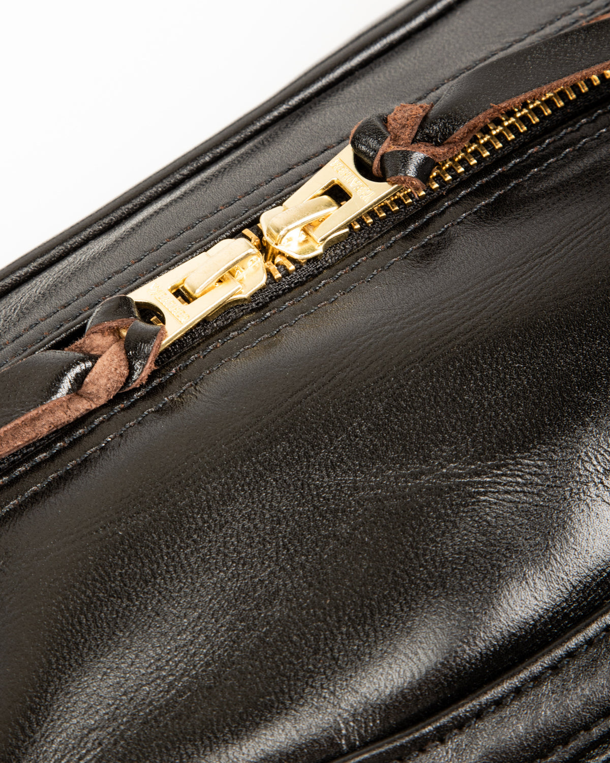 Horsehide Waist Bag - Black (BG-09)